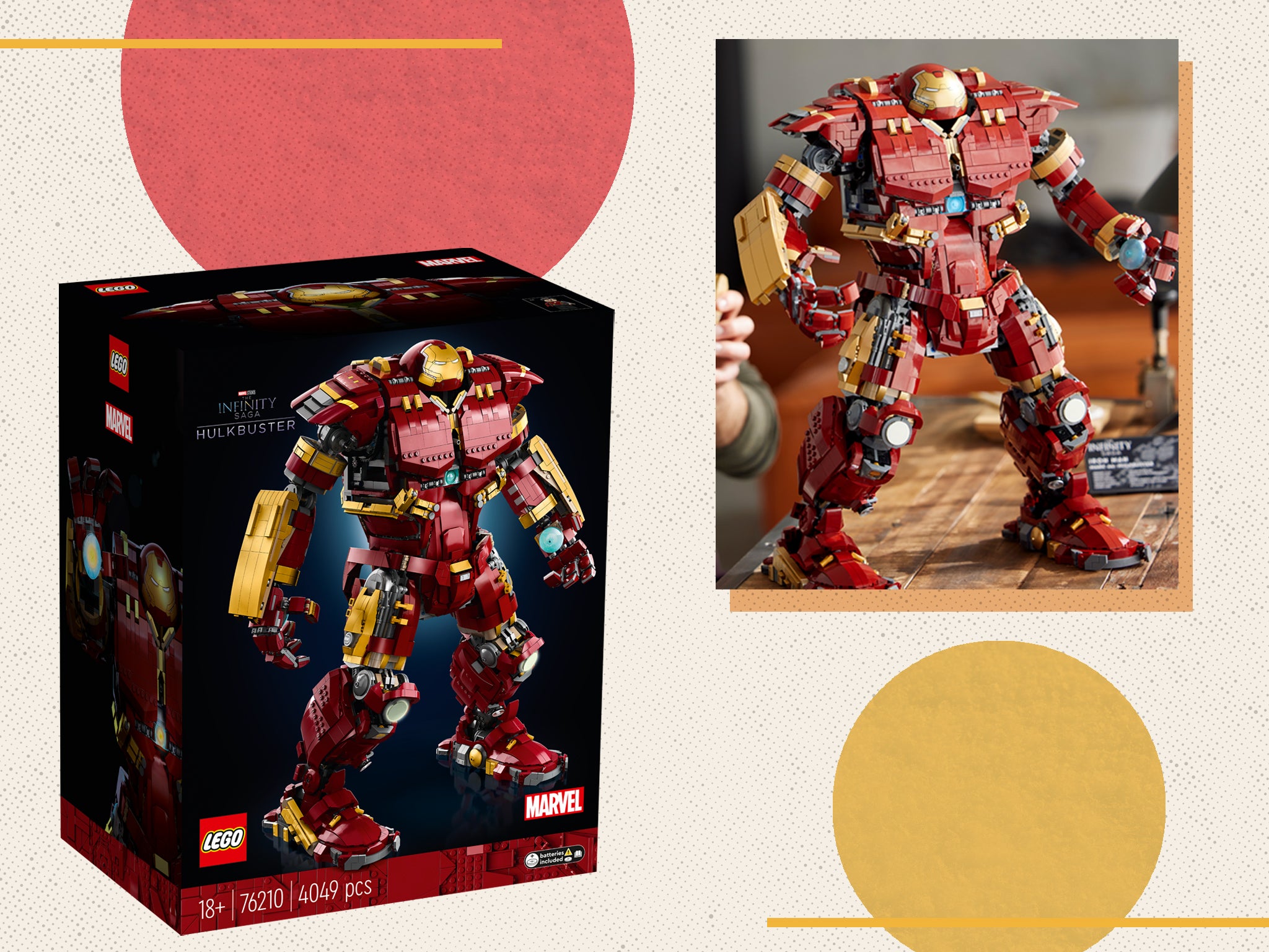 Avengers best sale hulkbuster lego